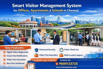 Smart Visitor Management System for Offices, Apartments & Schools in Chennai